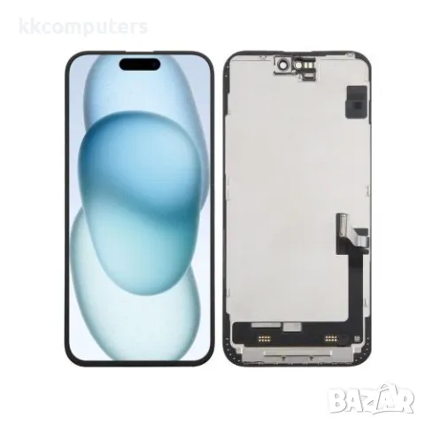 LCD Дисплей за iPhone 15 Plus 6.7 + Тъч скрийн / Черен / КЛАС A Баркод : 483577