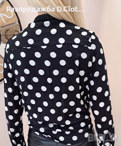 H&M XS/S дамска риза на булинки, снимка 6 - Ризи - 16261508