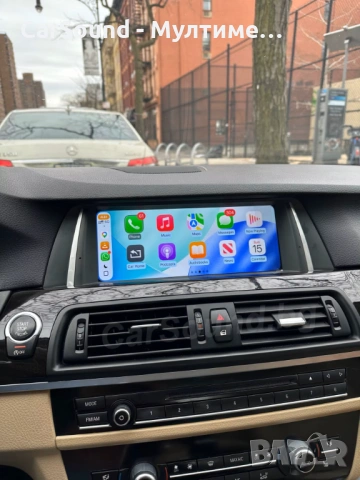 BMW F10 / F11 - Android Мултимедия БМВ 5 Серия Ф10 Ф11 Навигация Андроид 15 CarPlay CIC и NBT