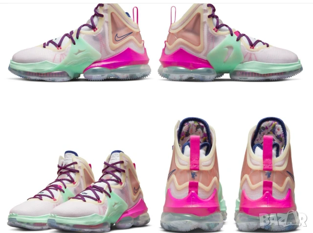 Nike LeBron 19 'Valentine's Day' номер 39 ,5-40 оригинални маратонки / кецове, снимка 4 - Маратонки - 50854761