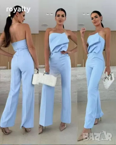 Дамски елегантен гащеризон Различни цветове , снимка 2 - Гащеризони - 49516341