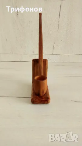 "Gandalf" лула със стойка и кутия - ръчна изработка, снимка 6 - Лули - 50420171