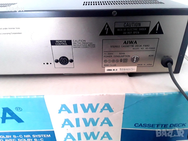 Aiwa ad f 990 black Edition , снимка 9 - Декове - 54316299