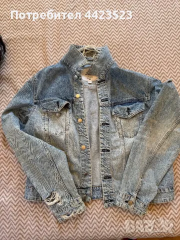 Дамско дънково яке