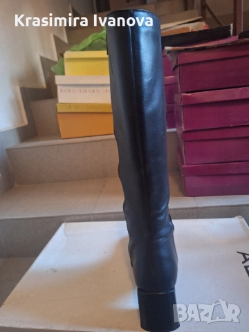 нови ботуши естествена кожа големи номера, снимка 5 - Дамски ботуши - 52513259