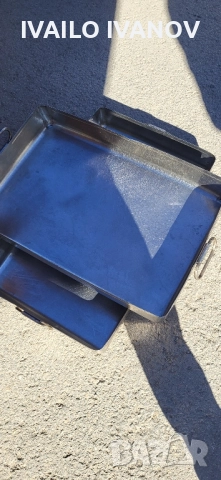 Тави 2бр на Хром Силистра дебела неръждавеика алпака 