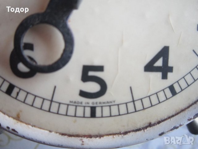 Старинен бронзов  часовник таймер Юнгханс , снимка 2 - Колекции - 33718548