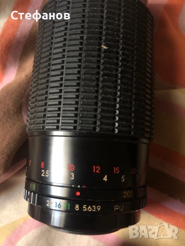 Ретро японски телеобектив Beroflex Beroflex Auto Zoom 80-200mm f/3.9 MC , снимка 2 - Обективи и филтри - 52521581