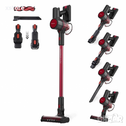 3-в-1 безжична прахосмукачка Taurus Crossback Dazzle – 500 мл контейнер, 2 скорости , снимка 2 - Прахосмукачки - 52796153