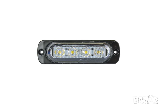 LED габарит с рефлектор 4 LED 12-24V с бяла светлина