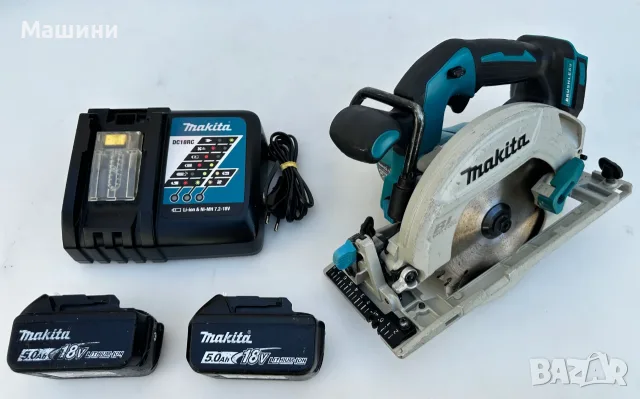 Makita DHS680 - Безчетков ръчен циркуляр 2x18V 5.0Ah