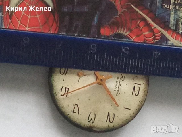Механизъм с циферблат от стар ръчен часовник 52048, снимка 9 - Мъжки - 52260813