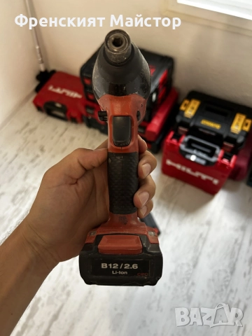 Hilti  Хилти Винтоверт Импакт Гайковерт Nuron батерия и зарядно батерии, снимка 17 - Други инструменти - 55807840