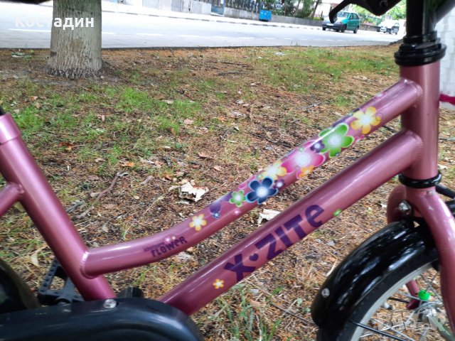 Детски велосипед  X-zite  Flover  16 цола гуми, снимка 7 - Велосипеди - 29325585