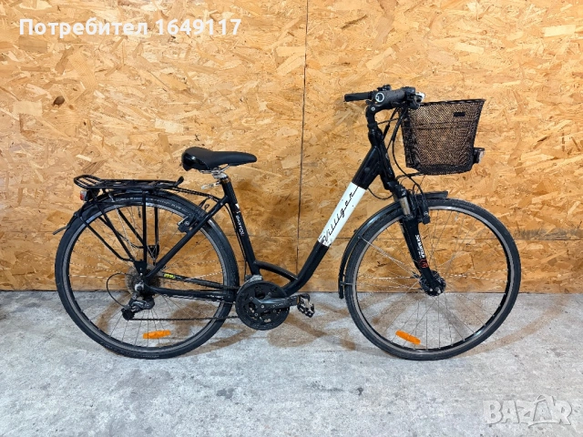 28цола Villiger алуминиев дамски градски велосипед колело[27ck-Shimano/хидравлика]