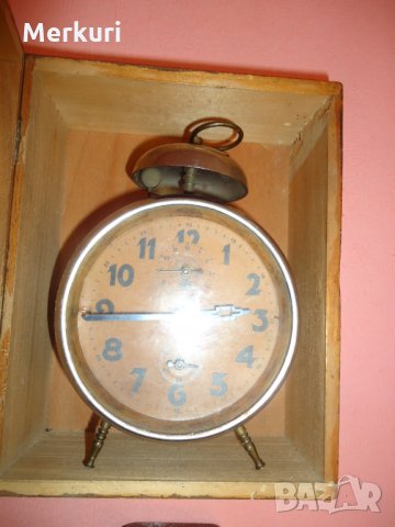 Стар рядък немски будилник J.Kaiser (1922), снимка 6 - Колекции - 29897139