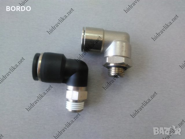 Бързи връзки коляно за шлаух G1/4-Ф12