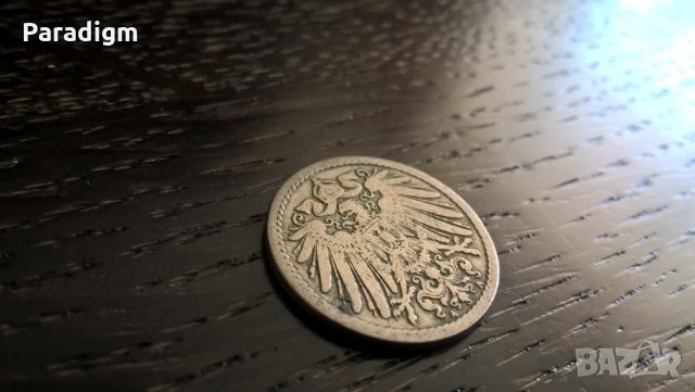 Райх монета - Германия - 5 пфенига | 1898г.; серия A, снимка 2 - Нумизматика и бонистика - 30947411