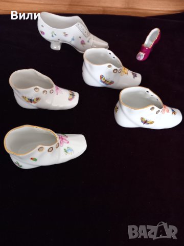 Колекционерски порцеланови обувчици за щастие Herend , снимка 3 - Декорация за дома - 42225458
