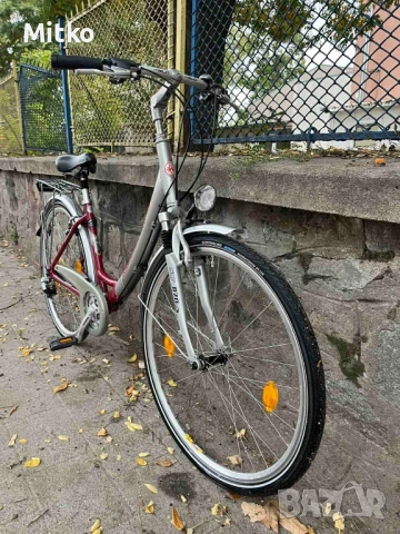 28 цола алуминиев велосипед с 21 скорости усилени капли амортисьори предни палцови команди като нов, снимка 8 - Велосипеди - 52097439