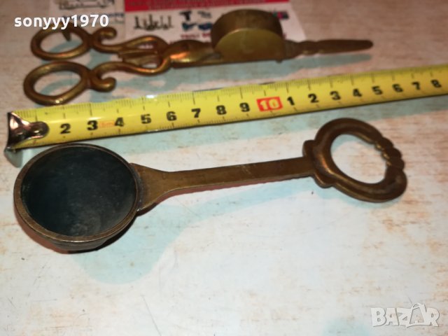 ПОРЪЧАН-КОМПЛЕКТ ЗА СВЕЩИ ОТ ФРАНЦИЯ 3011211928, снимка 8 - Антикварни и старинни предмети - 34982913