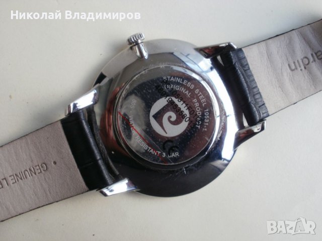Pierre Cardin голям 42 мм. мъжки ръчен оригинален часовник, снимка 7 - Мъжки - 42274296