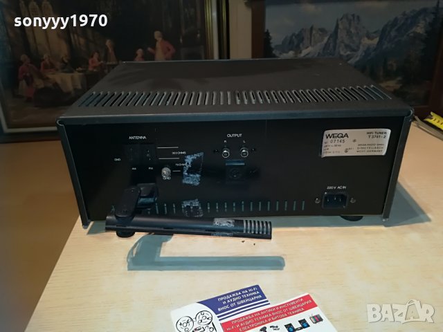 wega t 3741-2 hifi tuner-made in west-germany-внос switzerland, снимка 12 - Ресийвъри, усилватели, смесителни пултове - 29455714