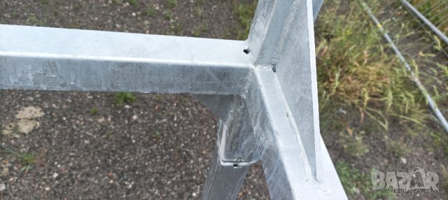 Рогатки / Кош / Метални палети  за телескопични подпори, поцинковани-нови, снимка 5 - Други машини и части - 36036396
