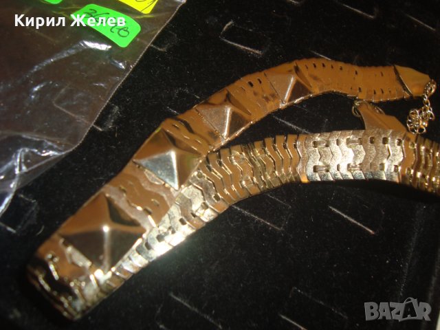 ЗЛАТИСТО СТИЛНО КОЛИЕ 75091, снимка 3 - Колиета, медальони, синджири - 30637547