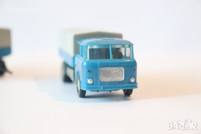 PERMOT PREFO H0 1/87 SKODA MADARA КАМИОН МОДЕЛ КОЛИЧКА ВЛЕКАЧ, снимка 6 - Колекции - 50558895