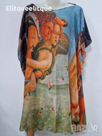 Плажна туника от 100% памук – Стил и комфорт за лятото, снимка 4 - Туники - 52183926