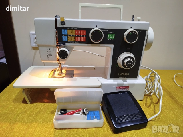Метална шевна машина HOFMAN SUPER NUTZSTICH 6936, снимка 2 - Шевни машини - 53898967