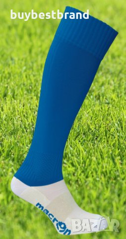 Футболни чорапи/ калци Macron Blue размер 41-46, снимка 1 - Футбол - 30099989
