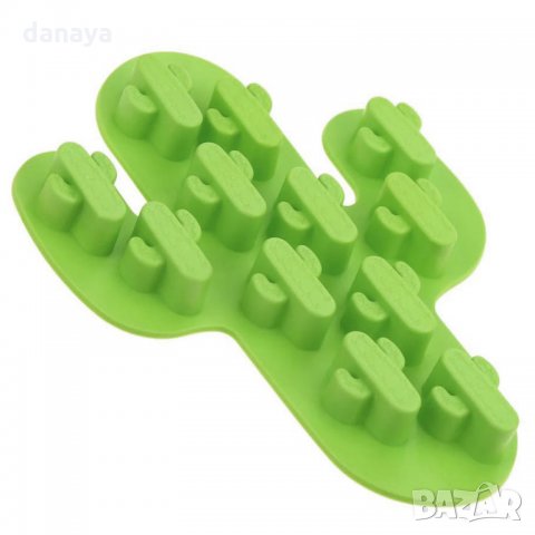 1518 Силиконова форма за лед кактусчета 12 гнезда, снимка 8 - Форми - 29116822