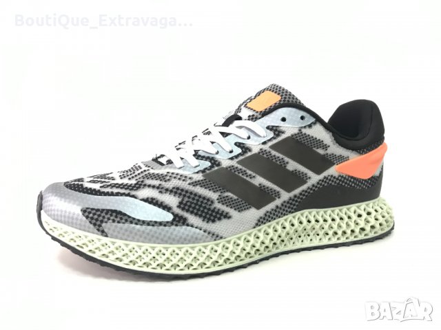 Мъжки маратонки Adidas 4D Run White/Black/Coral !!!