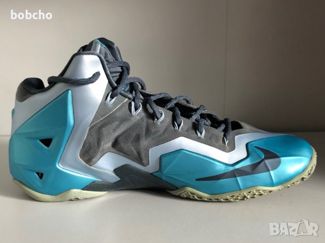 Nike LeBron 11 XI Gamma Blue 616175-401Gently, снимка 5 - Спортни обувки - 38614881