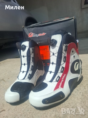 НОВИ Мото ботуши 44, снимка 2 - Мъжки ботуши - 51483618