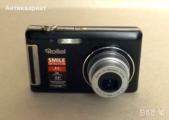 Цифров фотоапарат Rollei XS-8 (8 Mp / 3-кратен Оптичен зум) - GERMANY, снимка 3 - Фотоапарати - 51751037
