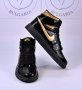 Nike Air Jordan 1 High Dark Mocha, Gold, Hyper Royal Мъжки Дамски Маратонки, снимка 14