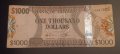 1000 долара Гвиана Южна Америка , Банкнота от Гвиана , снимка 1