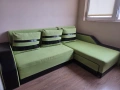 Ъглов диван с функция сън, снимка 1