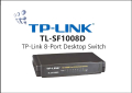 Суич TP-Link TL-SF1008D, 8 порта, снимка 1 - Суичове - 43092413