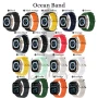 Силиконови каишки Ocean Band за Apple Watch ULTRA/11/10/9/8/7/6/5, снимка 2
