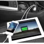 Панел за вграждане с Волтметър и USB за кола, снимка 9