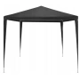 Градинска шатра тип „павилион“, 3x3м, Водоустойчива, Прахово боядисана стоманена рамка, Сива, снимка 1