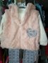 Бебешки комплект, блуза, елек, панталон за момиче, снимка 1 - Комплекти за бебе - 39849412