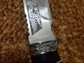 Ловен Нож Орел 65х13 - 140х270 мм , кожена кания, снимка 5