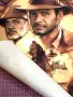 Ретро плакат "Индиана Джоунс" (Indiana Jones) – Висококачествен канавас (платно), снимка 4