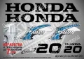 HONDA 90 hp Хонда извънбордови двигател стикери надписи лодка яхта, снимка 9
