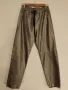 Дамски панталон еко кожа сребрист-бронз, снимка 1